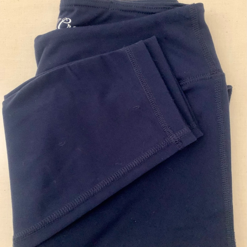 J. Crew J CREW WEEKEND Navy Blue Leggings Size Small